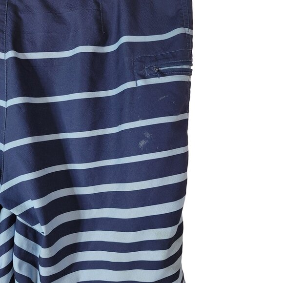 Vineyard Vines Board Shorts Swim Trunk Blue SZ 38 Large Windward Stripe Swimsuit - Picture 9 of 10